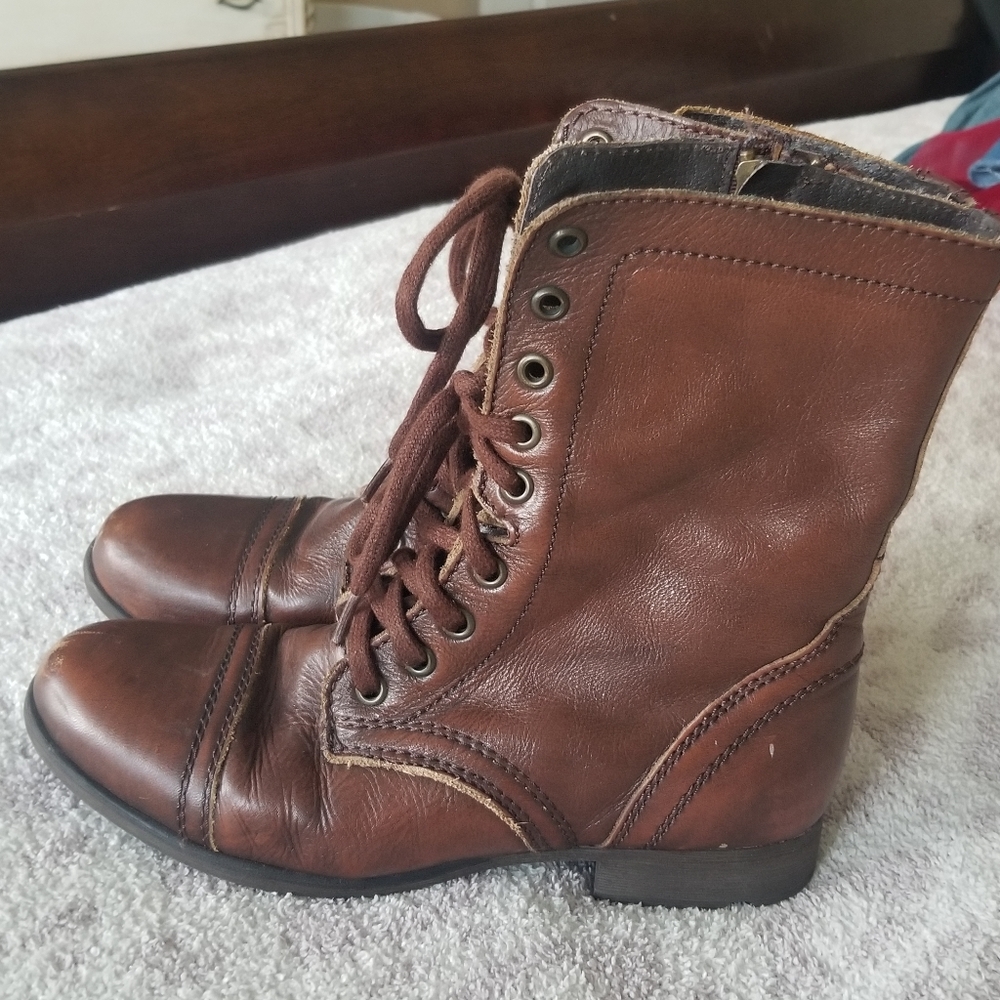 Steve Madden Fall Brown Combat boots - Picture 7 of 8